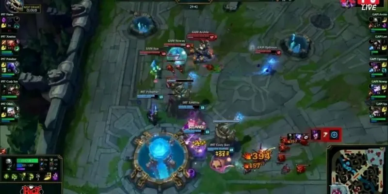 Thời điểm mở combat tổng