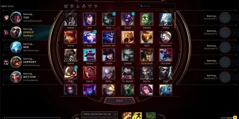 Danh sách tướng bị cấm nhiều nhất